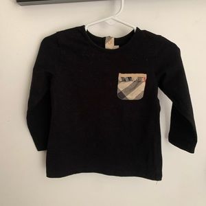 Burberry 2T black shirt